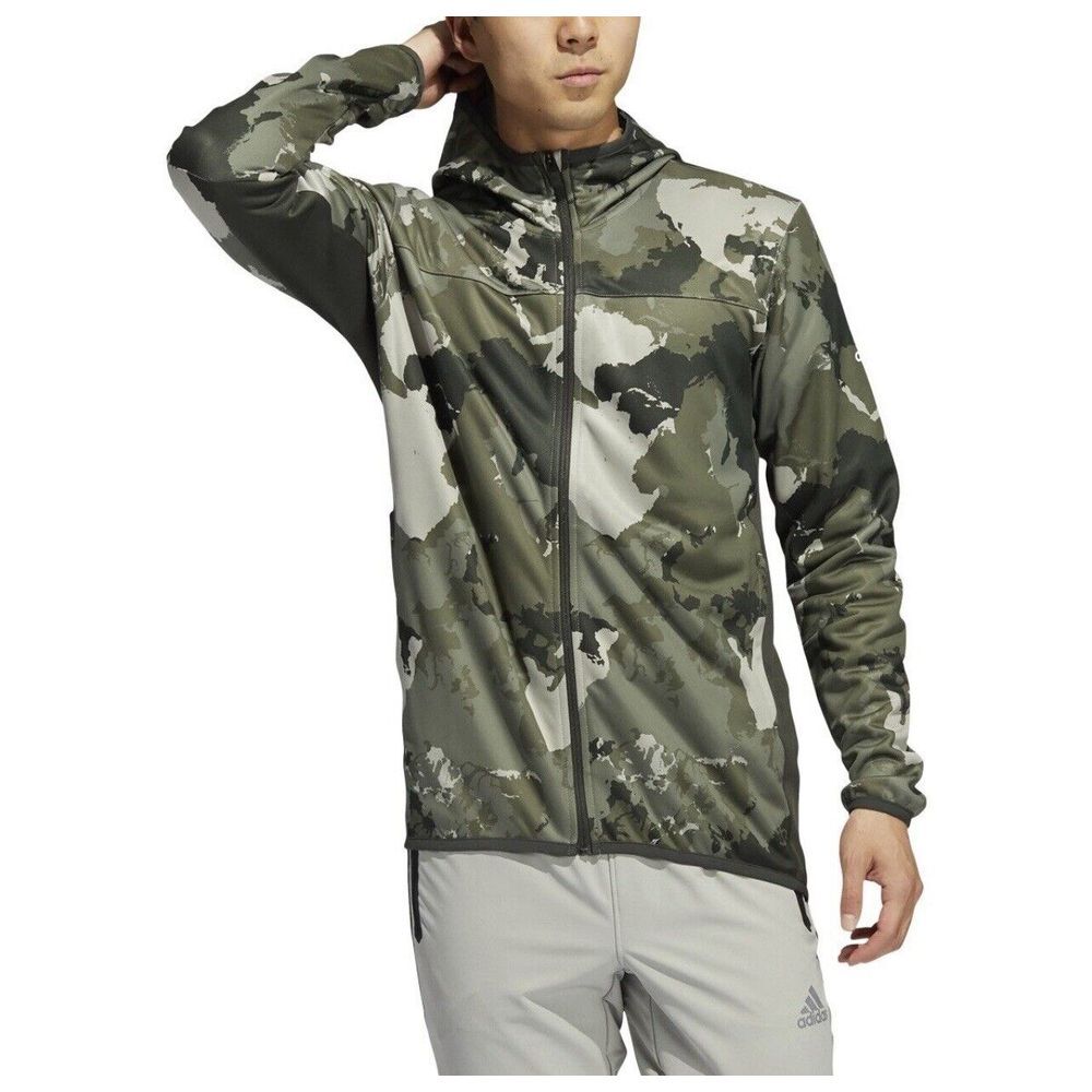 LIMITED MEN'S ADIDAS CONTINENT CAMO CITY‎ HOODIE JACKET TRAINING AEROREADY XS